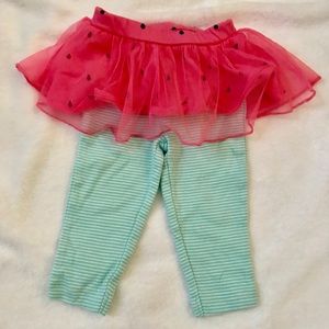 Girls 6mo watermelon tutu pants!!!